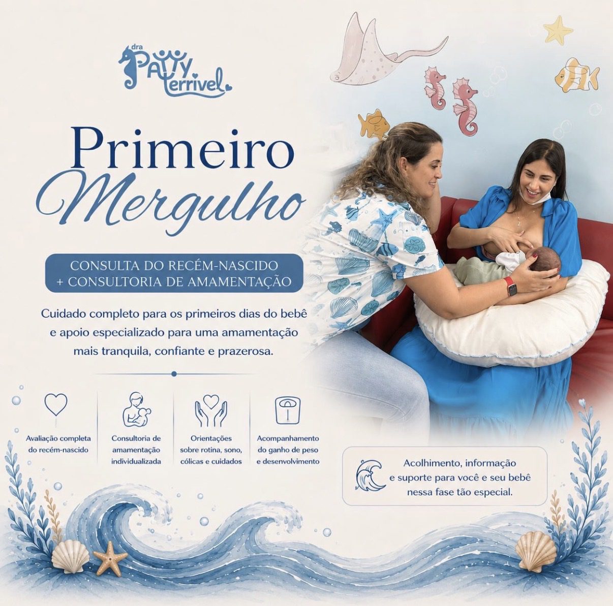 Primeiro Mergulho - Clínica Mamma Gaia